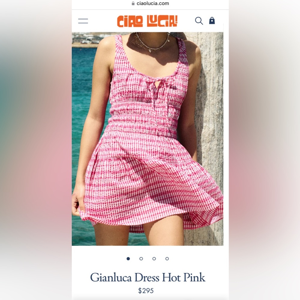 Ciao Lucia Gianluca Dress in Hot Pink